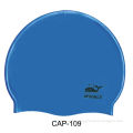 Blue Silicone Swimming Caps,swim Caps For Black Women  Fashionable Pu Coating Swim Caps